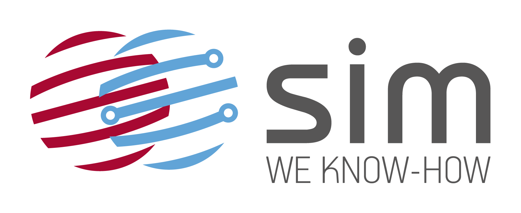 Grafika przedstawia logo firmy SIM
